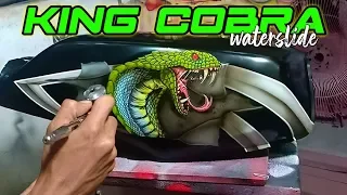 King Cobra tank airbrush