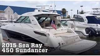 2015 Sea Ray 450 Sundancer Boat For Sale at MarineMax Houston