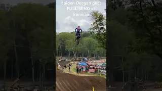 Haiden Deegan INSANE Finish Line Jump at Ironman National