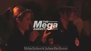 (Raro) Michael Jackson, sua mãe e Lisa Presley num jantar no Hotel na Africa do Sul. 1997 (HD)