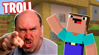 SI-A CHEMAT PARINTII CA-L TROLLEZ PE MINECRAFT?! *Minecraft Noob Troll*