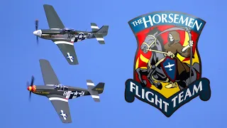 Amazing P-51 Mustang Formation Aerobatics "The Horsemen" | Flying Legends 2023