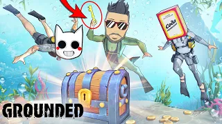 НАШЛИ КЛЮЧ ОТ ТАИНСТВЕННОГО СУНДУКА В ПРУДУ! ЧТО В НЕМ? (ВЫЖИВАНИЕ В GROUNDED)