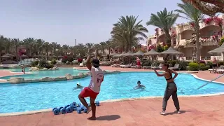 Dream day. Dream Vacation. Dream Lagoon Aqua park resort Marsa Alam. Egypt 2022.