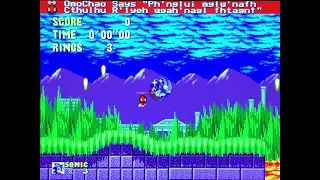 Sonic 1 : Omochao Edition : Alternate Version Red Omochao With A Hidden Message 100 SUB SPECIAL