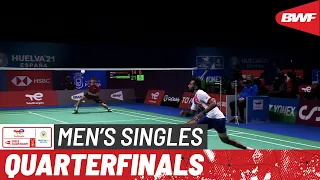 TotalEnergies BWF World Championships 2021 | H.S. Prannoy (IND) vs Loh Kean Yew (SGP) | QF