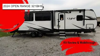 2024 Highland Ridge RV 321BHS Bunkhouse Travel Trailer Camper Walkthrough