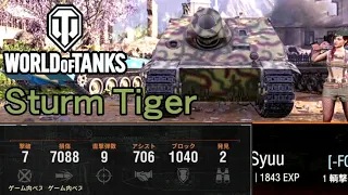 【World of Tanks console】やっぱり火力が全てなんだよなぁ！！ SturmTiger