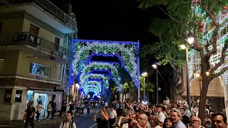 S. Giovanni La Punta 4 Settembre 2023 Rientro Processione S. Giovanni e Spettacolo Ditta ZIO PIRO 4K