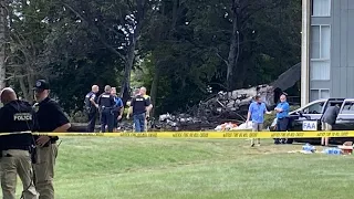 Jet crashes during Thunder over Michigan air show in Belleville, Michigan