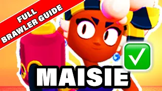 Tricks for MAISIE in Brawl Stars - FULL BRAWLER GUIDE ᴴᴰ🔥