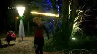 Glowing LED Hoop Dance in Europe