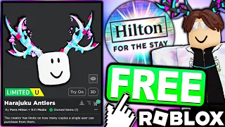 FREE UGC LIMITED! HOW TO GET Hilton Honors Harajuku Antlers! (ROBLOX Slivingland EVENT)