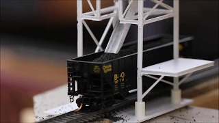 N scale coal loader