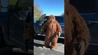 Kentucky Bigfoot Arrives In Style #fyp #bigfoot #shorts #funnyvideo #creepy #scary