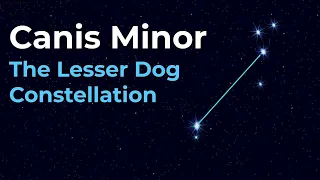 Finding Canis Minor the Lesser Dog Constellation