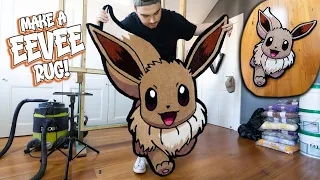 CUSTOM EEVEE RUG | Full Tufting Process | Make A Custom Rug!