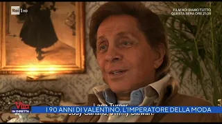 I 90 anni di Valentino, l'imperatore della moda - La vita in diretta 11/05/2022