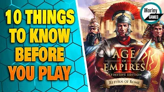 AOE2 Return Of Rome - 10 Things You NEED To Know Before Playing