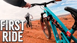 Riding a YETI SB165 in UTAH for the FIRST TIME!