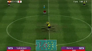 (PS2) Winning Eleven 7 Final Evolution : Gameplay - Manchester Utd. vs. Arsenal