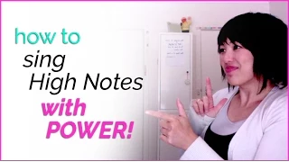 How to sing high notes with power! - Vocal Techniques
