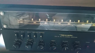 Realistic STA-78 AM/FM Stereo Receiver DEMO test