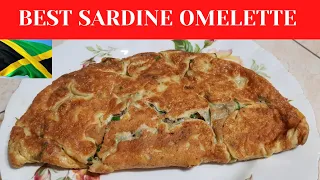 BEST SUNDAY MORNING BREAKFAST || SARDINE OMELETTE RECIPE || SARDINE OMELETTE JAMAICAN STYLE