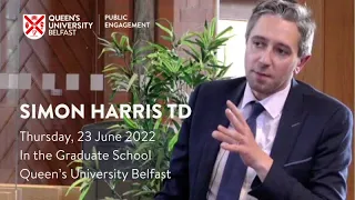 Simon Harris TD | Queen's University Belfast