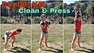 Double Kettlebell Clean & Press | Technique
