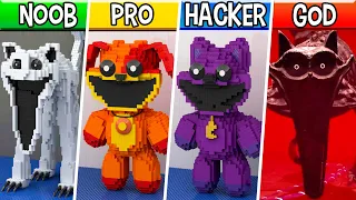 LEGO ALL Characters in Poppy Playtime Chapter 3 (Compilation №1) : Noob, Pro, HACKER! /
