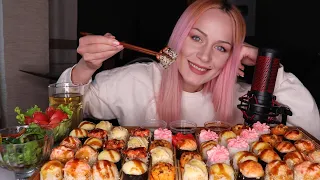 MUKBANG | Запеченные роллы/суши | Baked rolls/sushi не ASMR