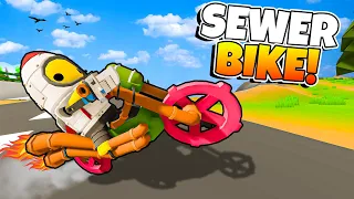 I Unlocked The SECRET Sewer Bike in the NEW Wobbly Life Update!!