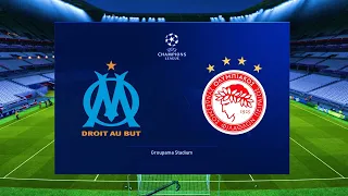 eFootball PES 2021 | Marseille vs Olympiakos - UEFA Champions League 20-21 | Gameplay PC