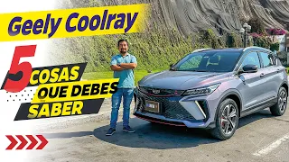 Geely Coolray 2024🚙🔥- 5 Cosas que debes saber 😎| Car Motor