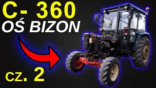 URSUS C- 360 z tylną OSIĄ OD BIZON ZO56