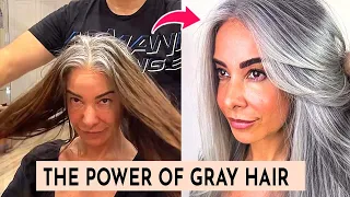 Going Gray? Here's How to Rock It Like a Boss - 9 Gray Hair Transformation