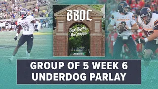 Group of 5 NCAA Football Underdog Parlay | G5 College Football Week 6 Odds, Predictions & Best Bets