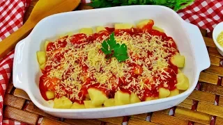 A MELHOR RECEITA DE NHOQUE DE BATATA QUE VOCÊ JÁ VIU | SIMPLES E FÁCIL