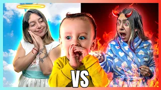 TIPOS de MADRES con MI HIJO * MADRE BUENA😇 VS MADRE MALA 😈