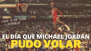 The day MICHAEL JORDAN could FLY ✈ 🏀 1988 Slam Dunk Contest 🔥