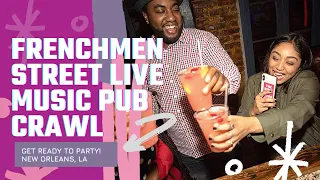 BEST TOUR TO TAKE AT NIGHT IN NEW ORLEANS! | Frenchmen Street Live Music Pub Crawl | MUSIC CLUBS!