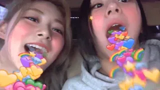 chaeyoung and tzuyu funny moments | try filters on vlive