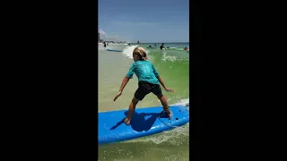 Surfing six year old  Prodigy