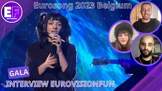 Interview with Gala Dragot from Eurosong 2023! (Eurovision 2023 Belgium) | Eurovisionfun