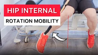 Get more hip internal rotation mobility - stretches, end range activation & strengthening exercises