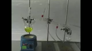 Carrying out a vacuum distillation