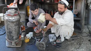 Amazing Restoration of 50Ton  Hydraulic jack After 15 Years | How to Repair Giant Truck Jack |