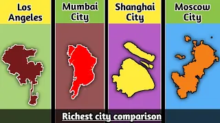 Los Angeles Vs Mumbai Vs Shanghai vs Moscow |City Comparison|Mumbai Vs Los Angeles Vs Shanghai 2022