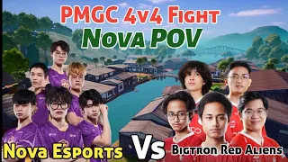 How Nova Take Fight With Best Team From Indo | Nova vs BTR Fight in PMGC